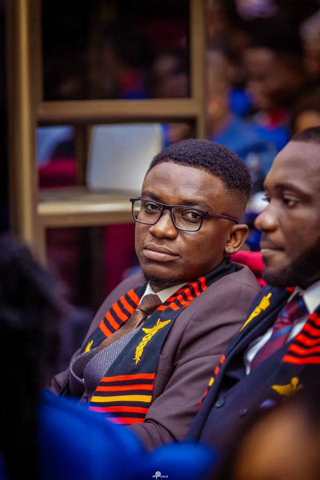 Jabez Brew at his medical school graduation
